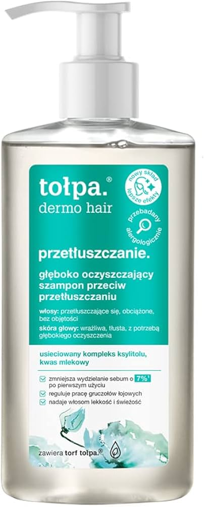 tołpa dermo hair szampon głęboko oczyszczający przeciw przetłuszczaniu 250ml