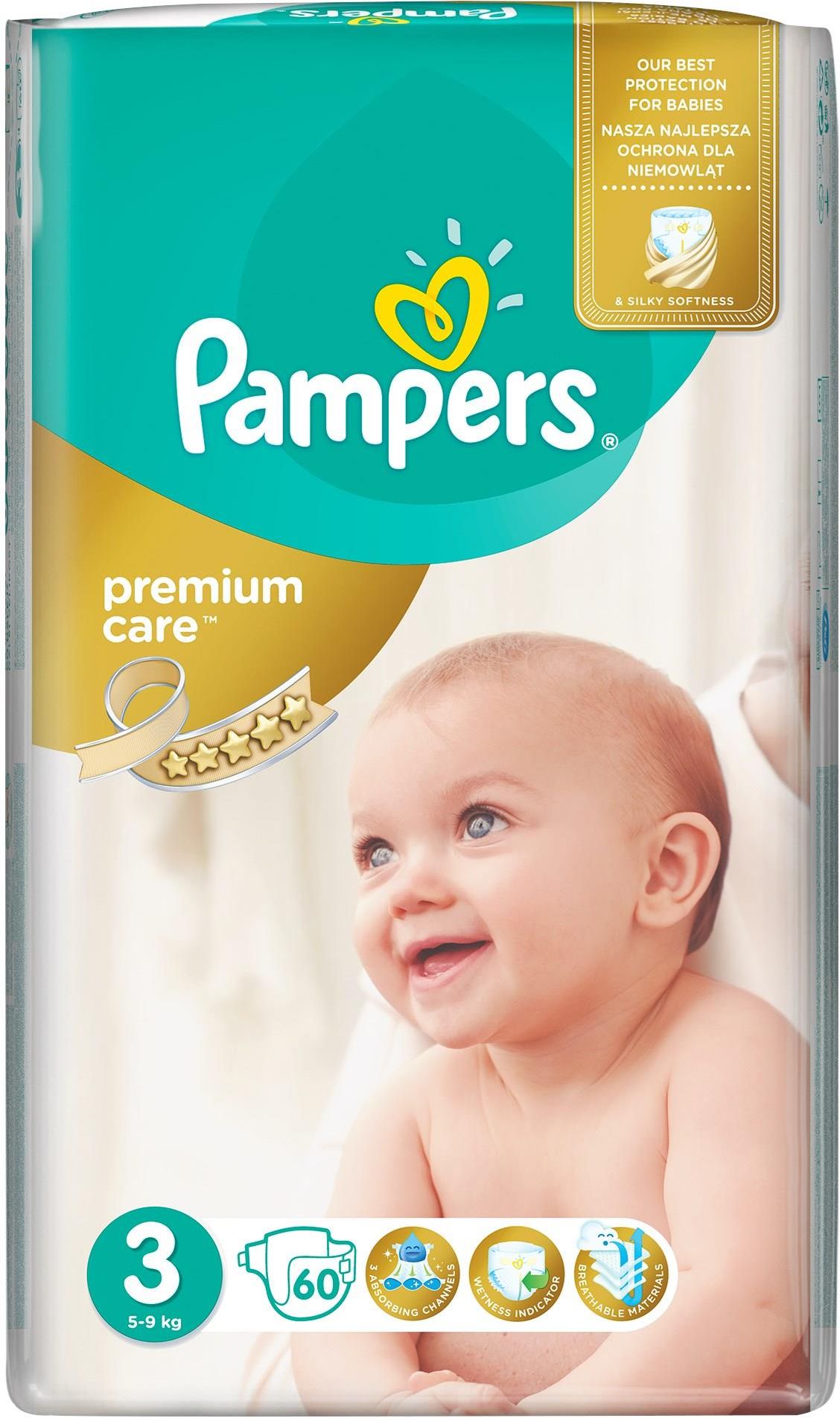 pampers premium care nr 3 ceneo