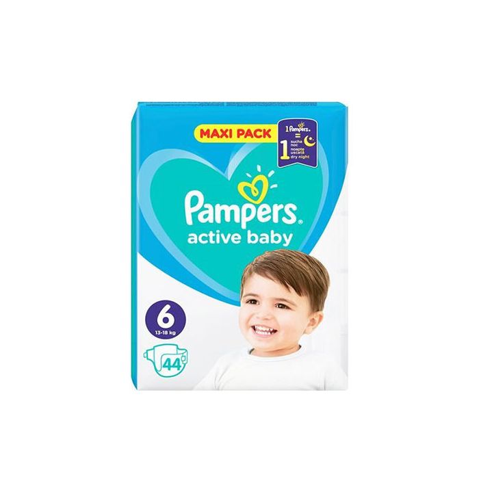 pampers active baby 6 44 szt