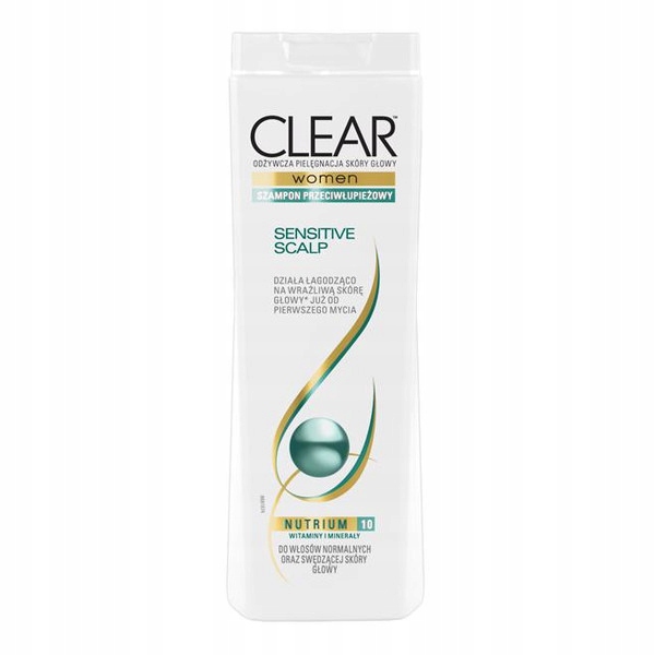 clear women szampon do włosów sensitive scalp 200m