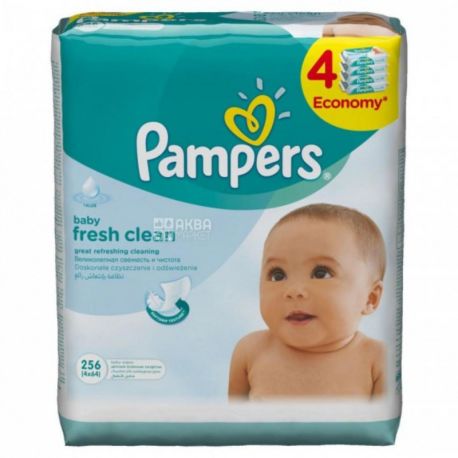 frsh clean pampers 4 pak