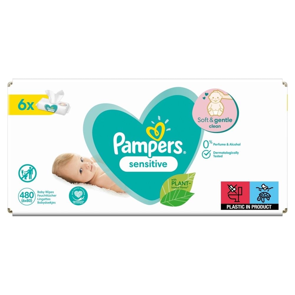 chusteczki pampers sensitive 6