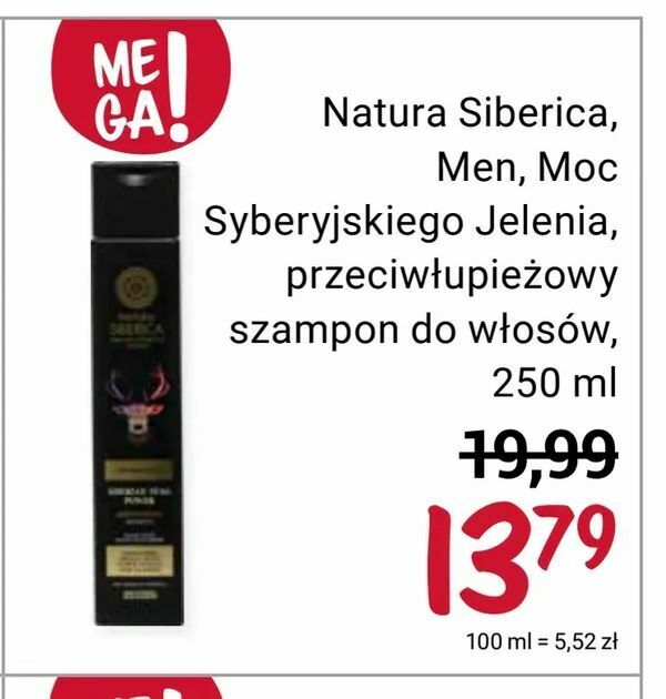 natura siberica men szampon przeciwłupieżowy