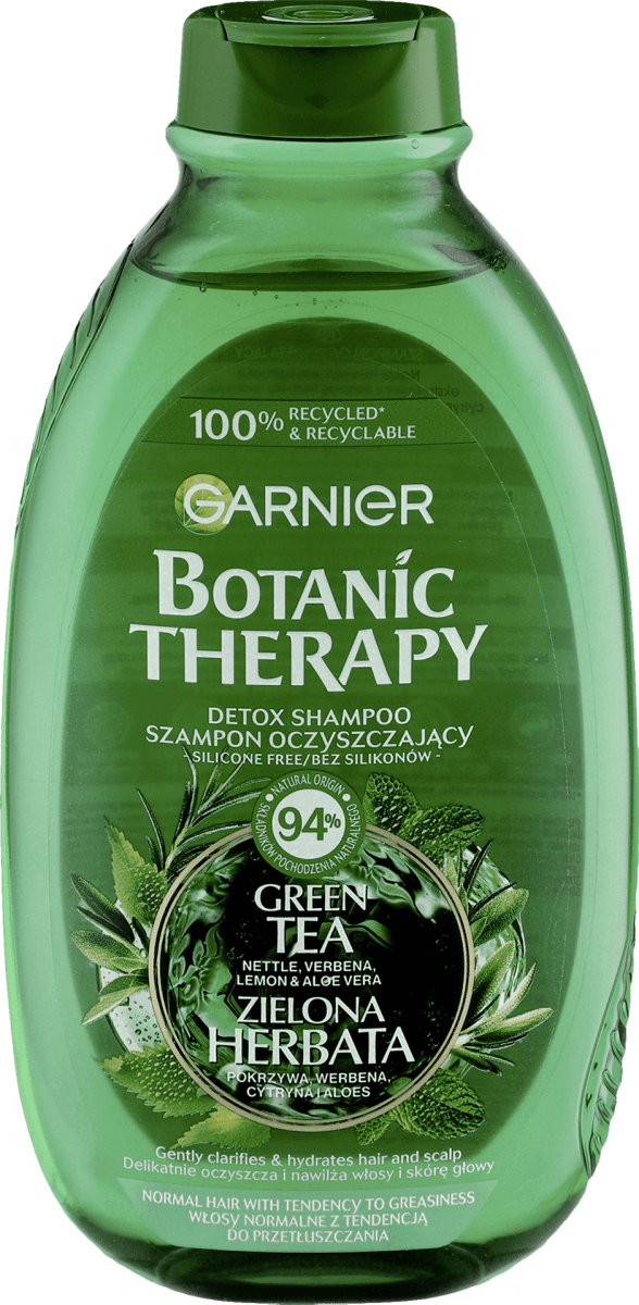 botanic therapy szampon zielona herbata