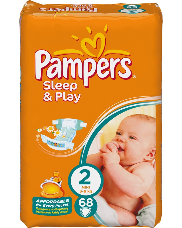 pampers 2 sleep and play mini 3-6kg 70 ks