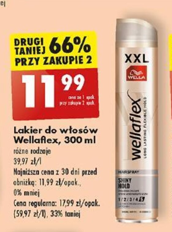 lakier do włosów wellaflex czerwony