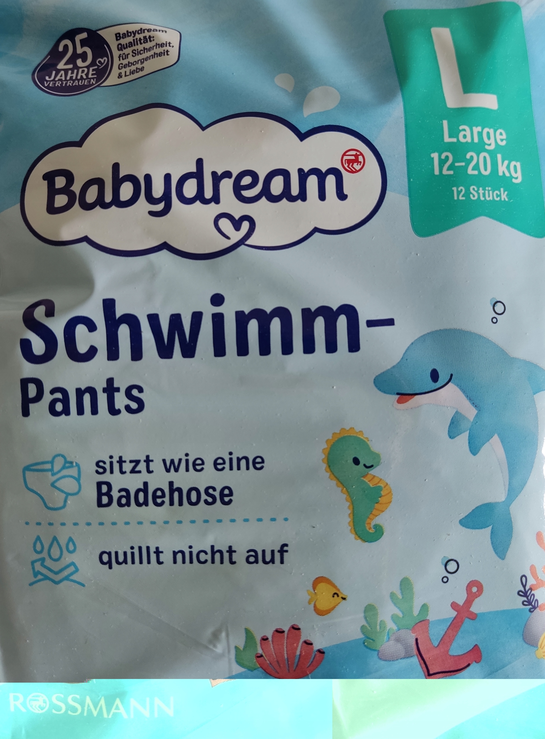 babydream pieluszki do pływania dla dzieci large 12-20 kg opinie