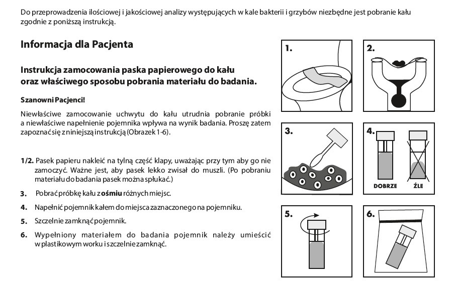 jak pobrać kał z pieluchy