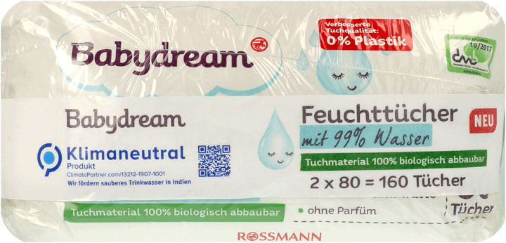 rossmann chusteczki nawilżane babydream