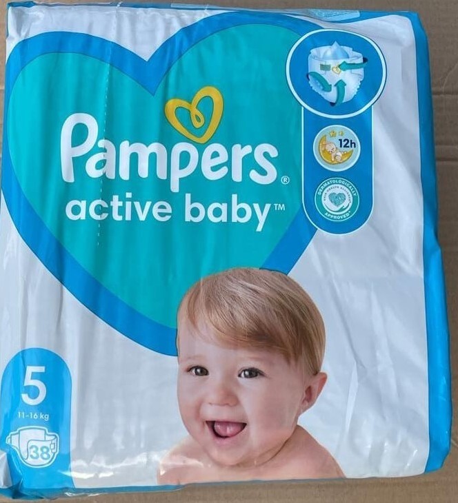 pampers active baby 5 38szt