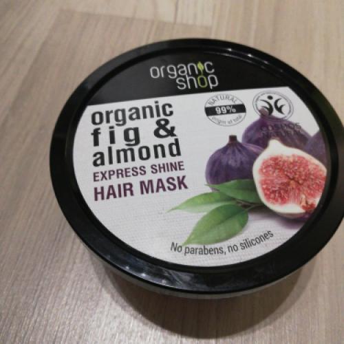 organic shop maska do włosów grecka figa i olejek migdałowy