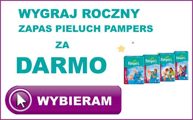 pampers wygraj roczny zapas