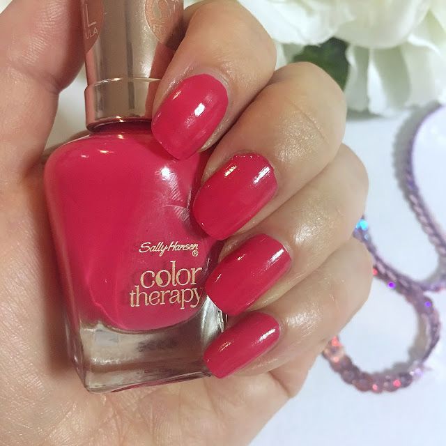 sally hansen color therapy pampered in pink