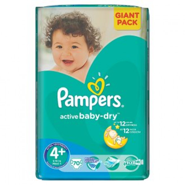 pampers giant pack 4 70