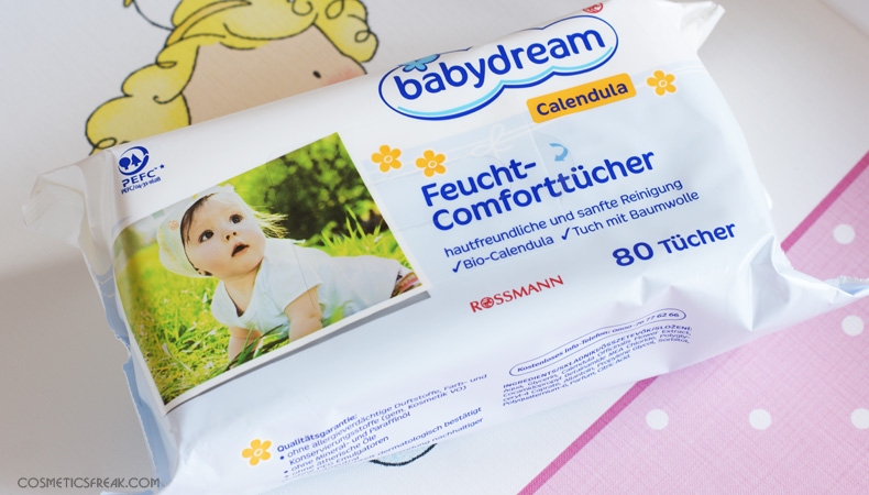 chusteczki nawilżane babydream calendula