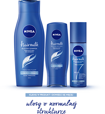 rossmann nivea szampon hair milk 400