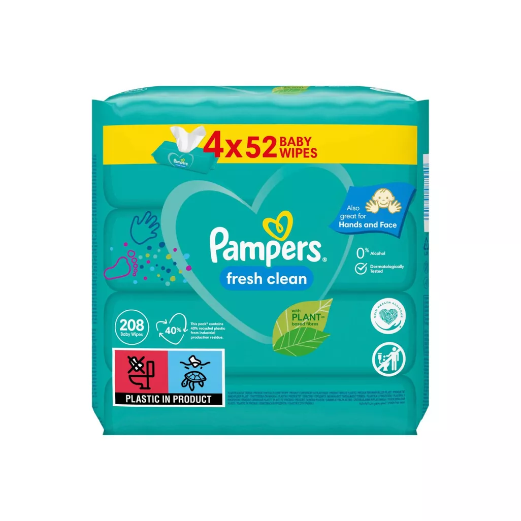 pampers baby fresh clean chusteczki nawilżane cena