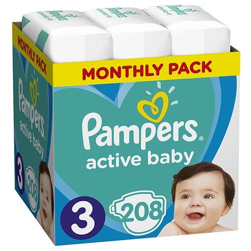 pampers active baby 208