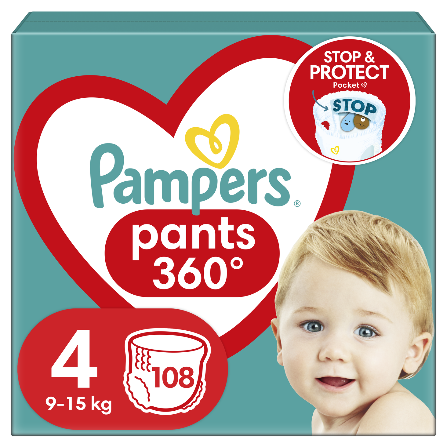 pieluchomajtki pampers 4 plaster z tyłu