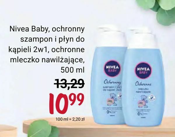 rosman szampon i plyn nivea dla dzieci