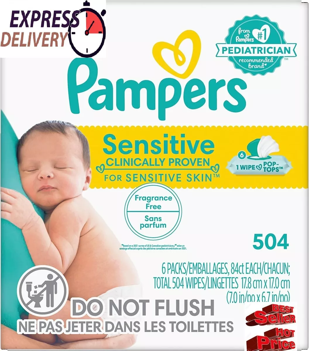 pampers sensitive 504