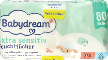 chusteczki nawilżane babydream extra sensitive