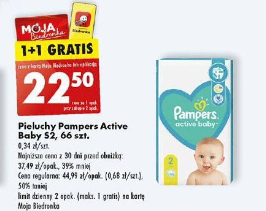 pampers 3 68 szt biedronka