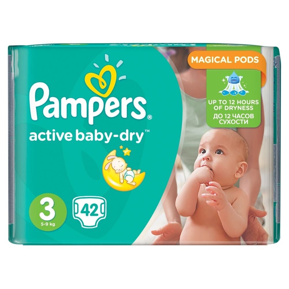 pampers active baby-dry rozmiar 3