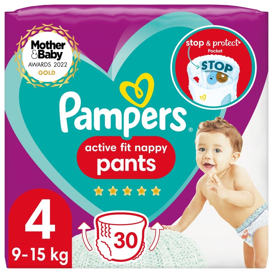 tesco pampers pants 4