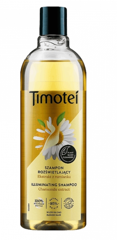 timotei with jericho rose złociste refleksy szampon 400 ml