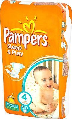 pampers pomarańczowe 4