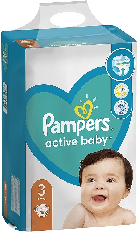 pampers 152 szt