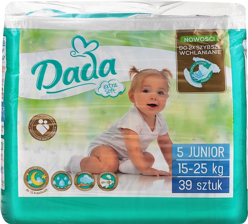 pieluchy dada extra soft junior 39 szt