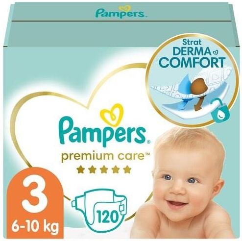 pampers premium care 3 120 sztuk