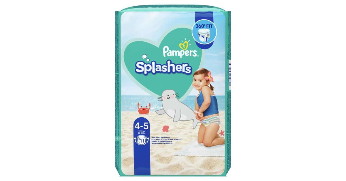 pampers splashers 4 5