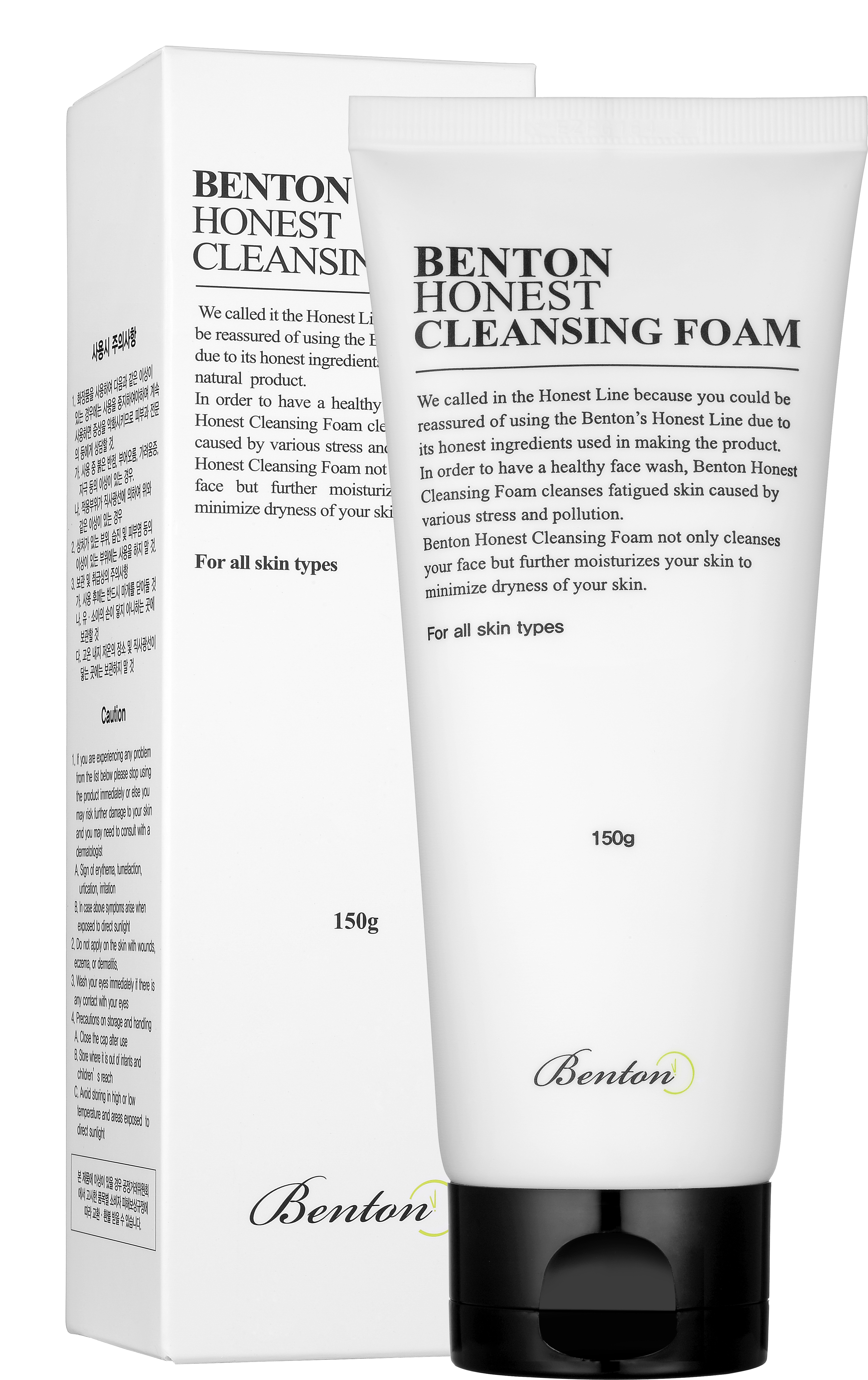 benton łagodna pianka do mycia twarzy honest cleansing foam