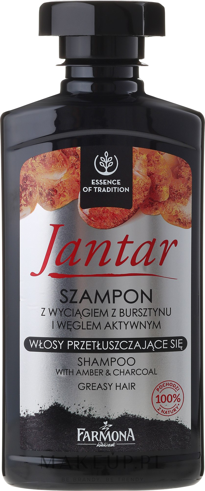 jantar szampon z wyciagiem z bursztynu