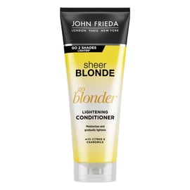 john frieda sheer blonde odżywka rozświetlająca do włosów blond