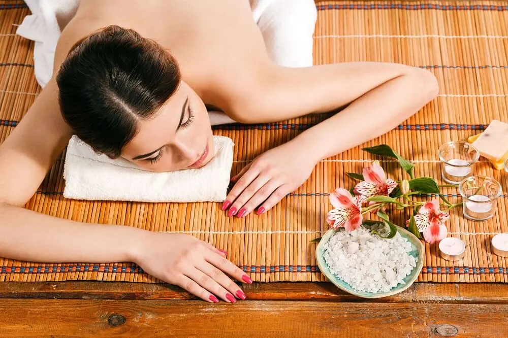 spa pampering body scrub