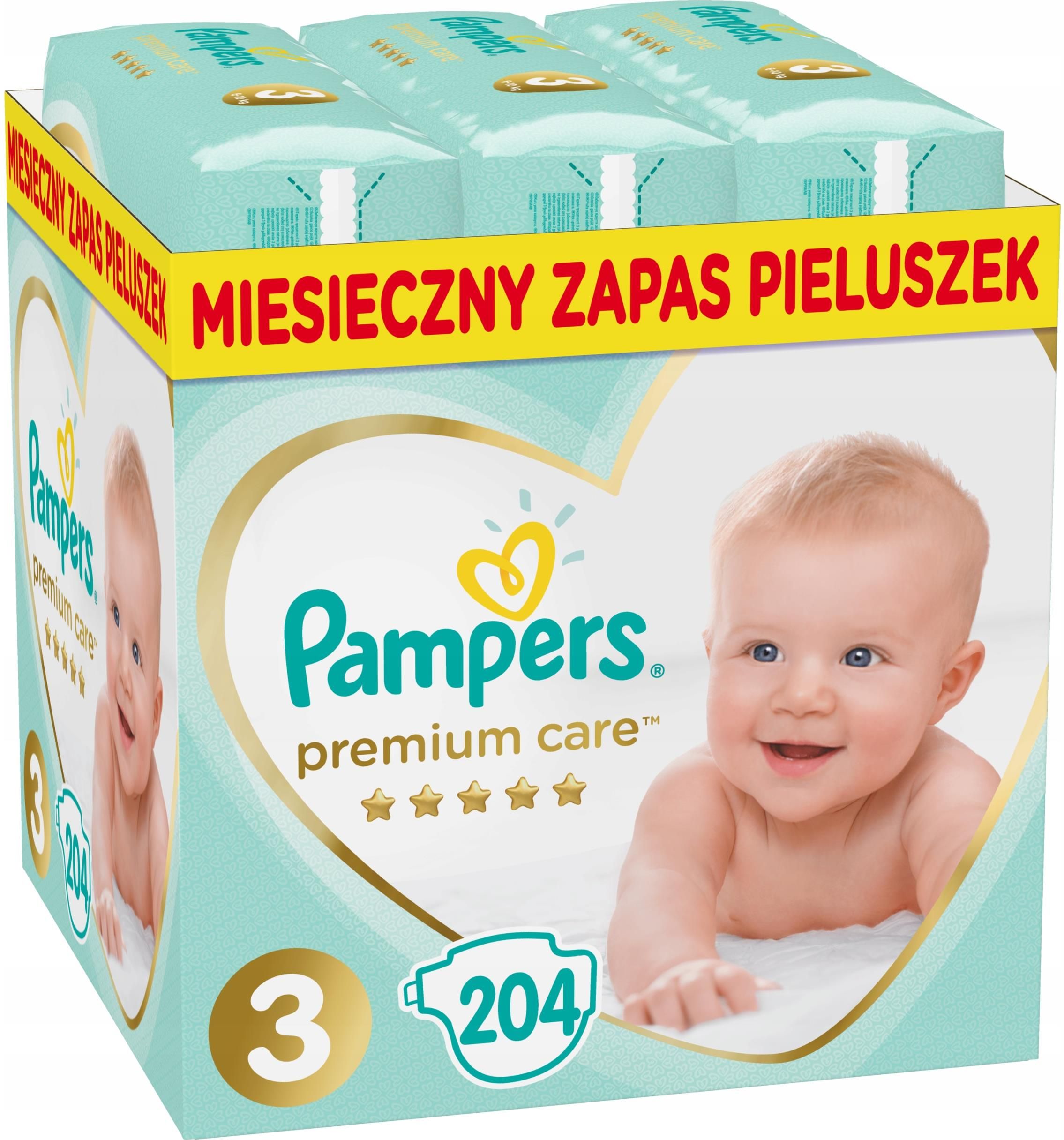 pamper premium care 3 204 szt ceny