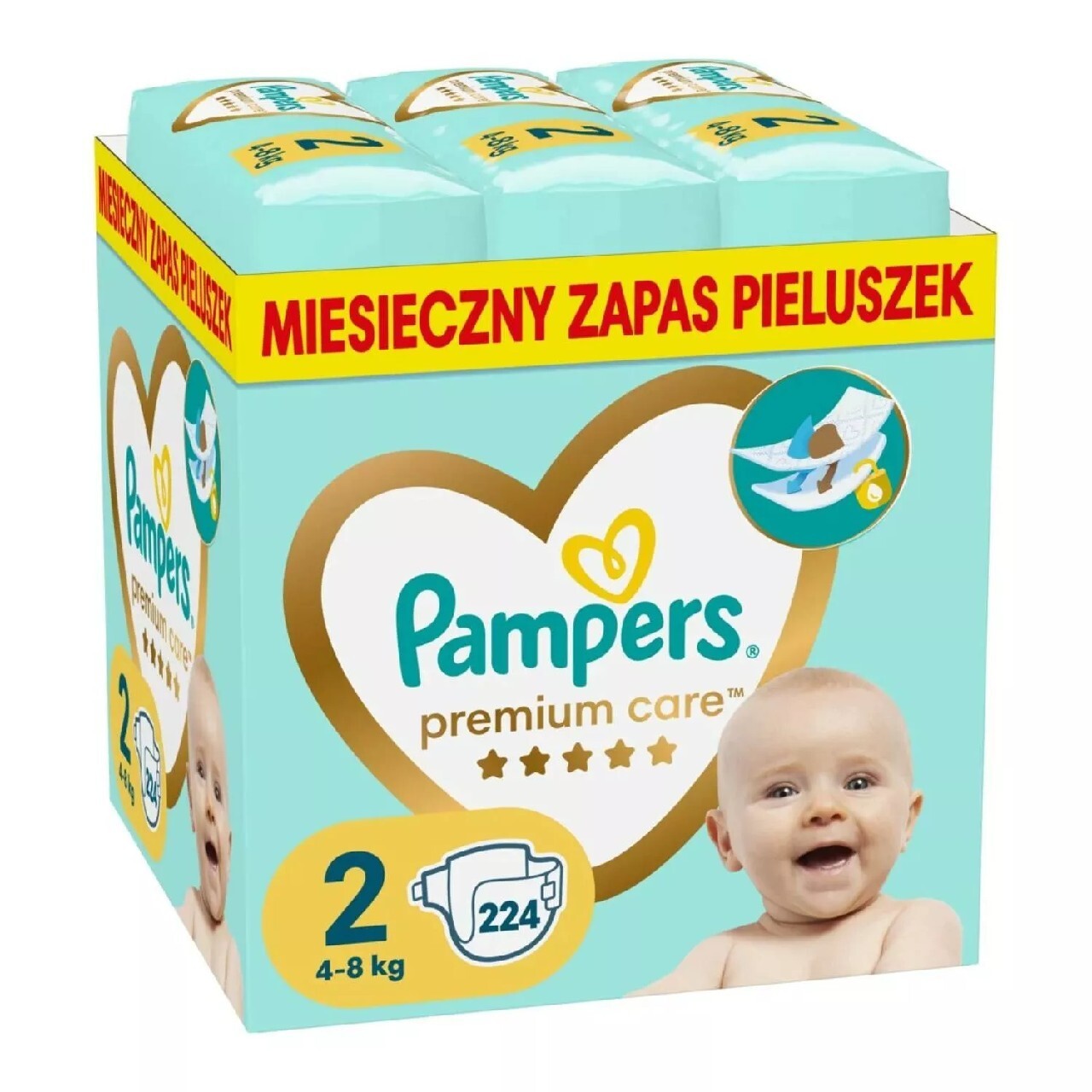 pampers premium care 2 22 sztuki