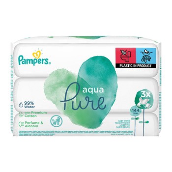 pampers aqua pure chusteczki nawilzane skład