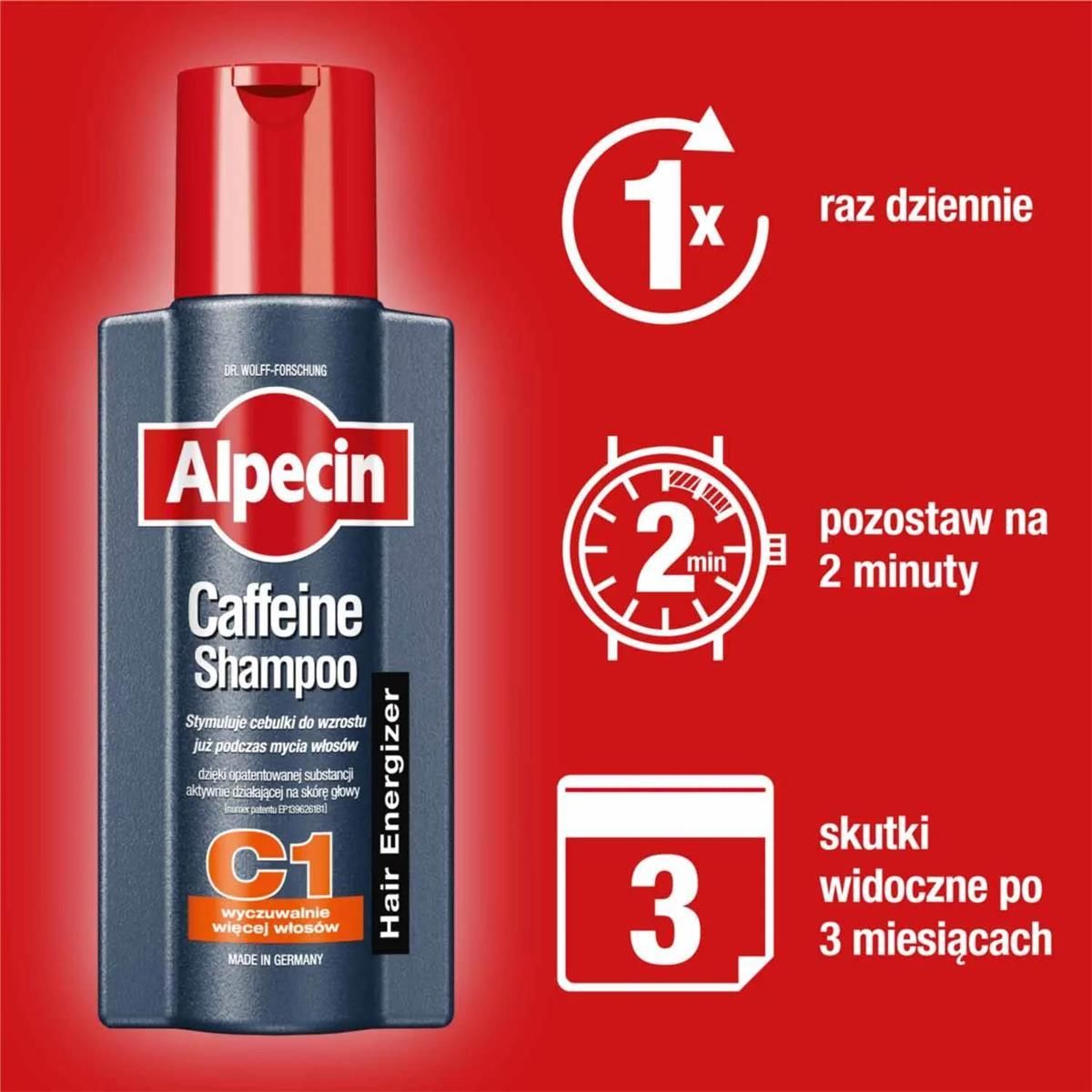 alpecin c1 szampon z kofeiną opinie