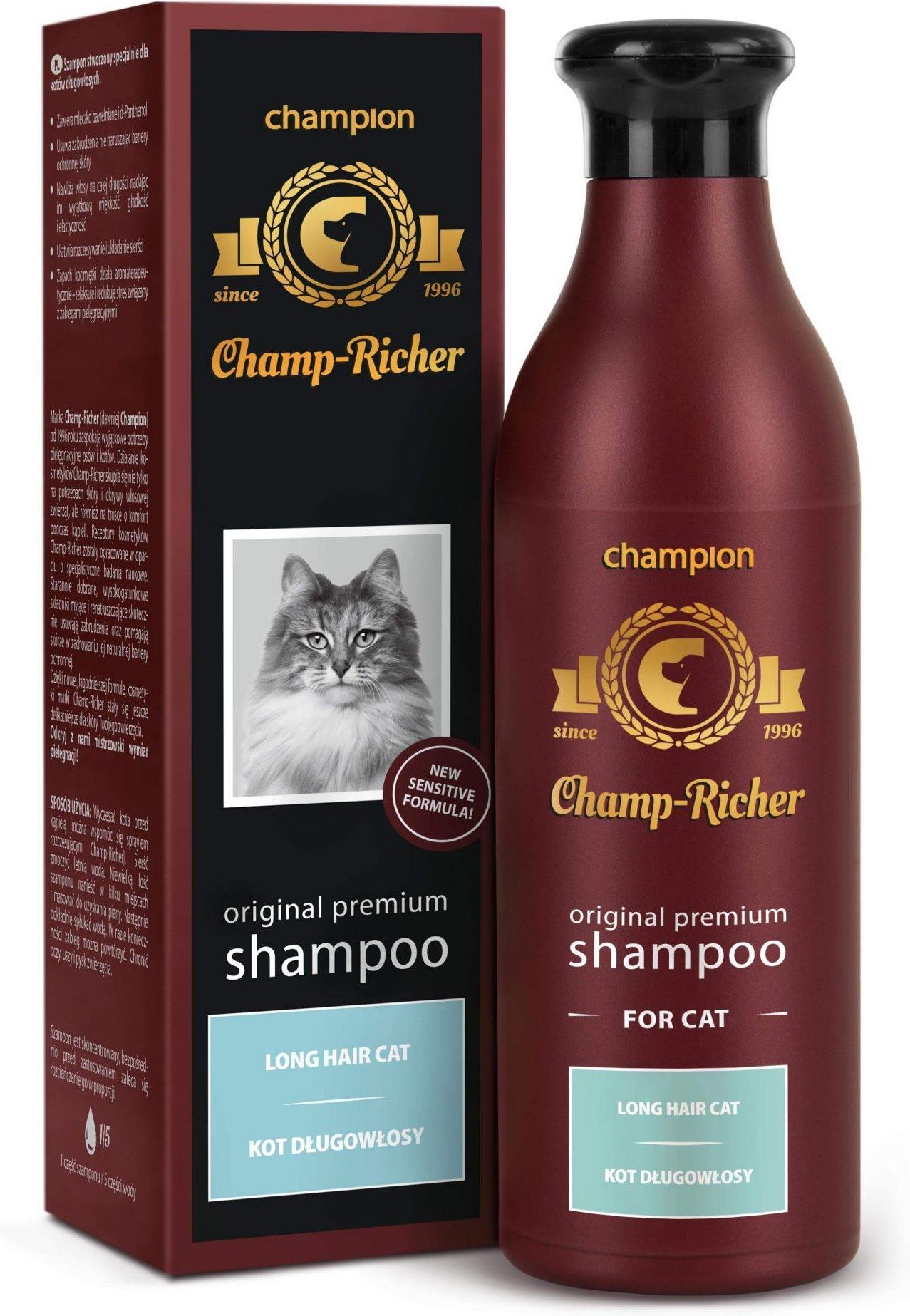 champ-richer szampon kot długowłosy 250 ml