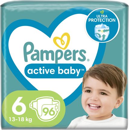 cena pieluch pampers active baby 6 96 sztuk