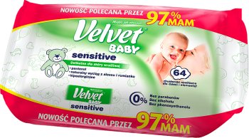 hipoalergiczne chusteczki nawilżane velvet baby sensitive