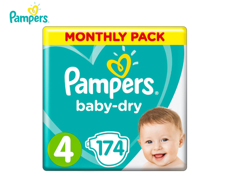 pampers active baby dry 4 174 szt