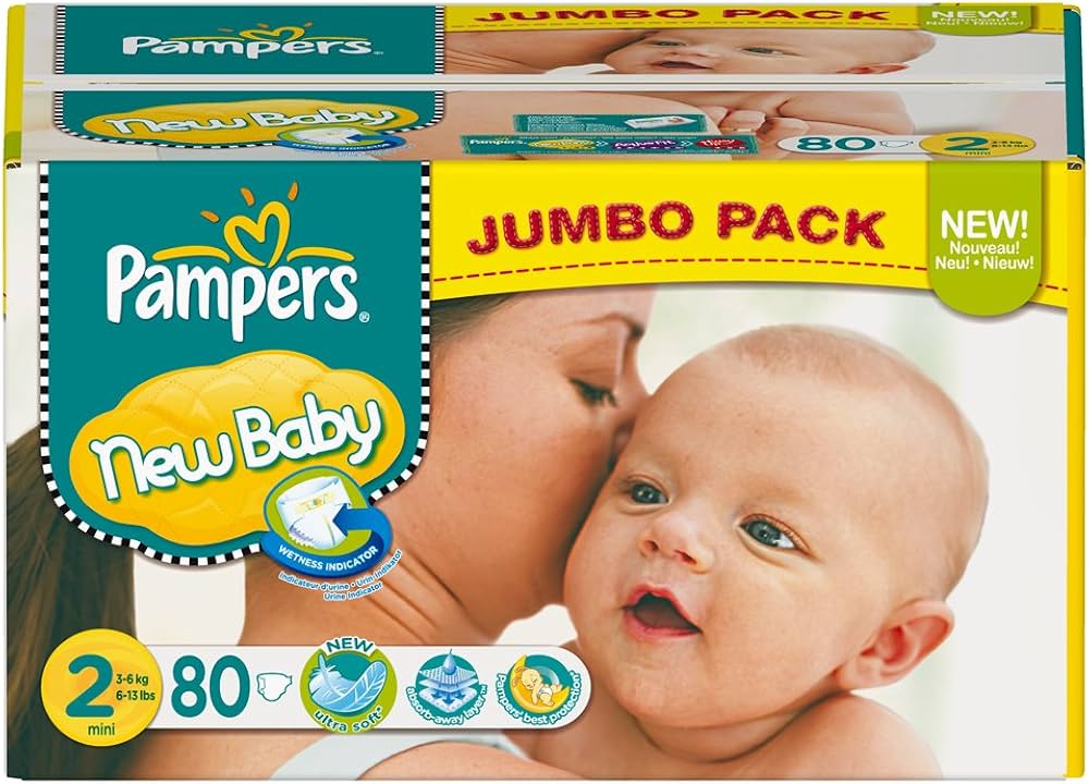 pampers new baby dry 2 80