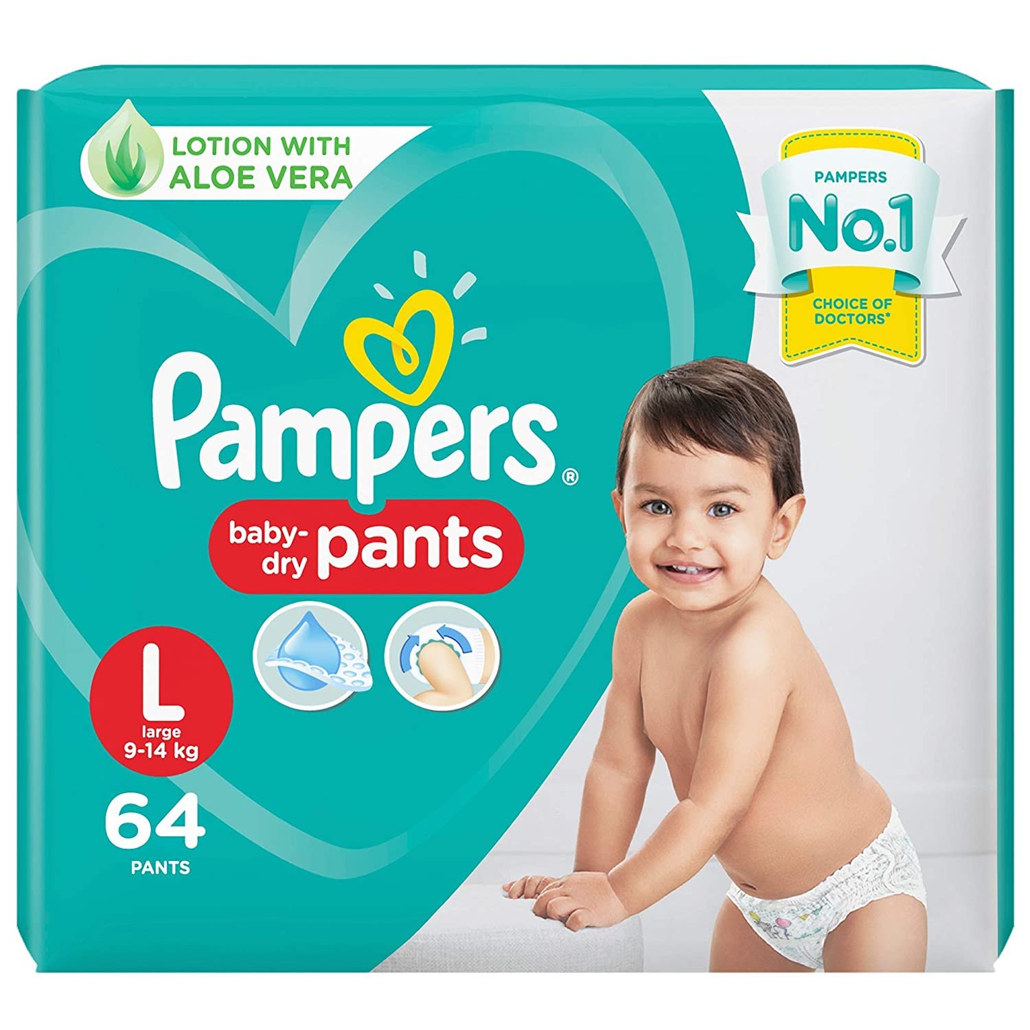 pampers diapers large