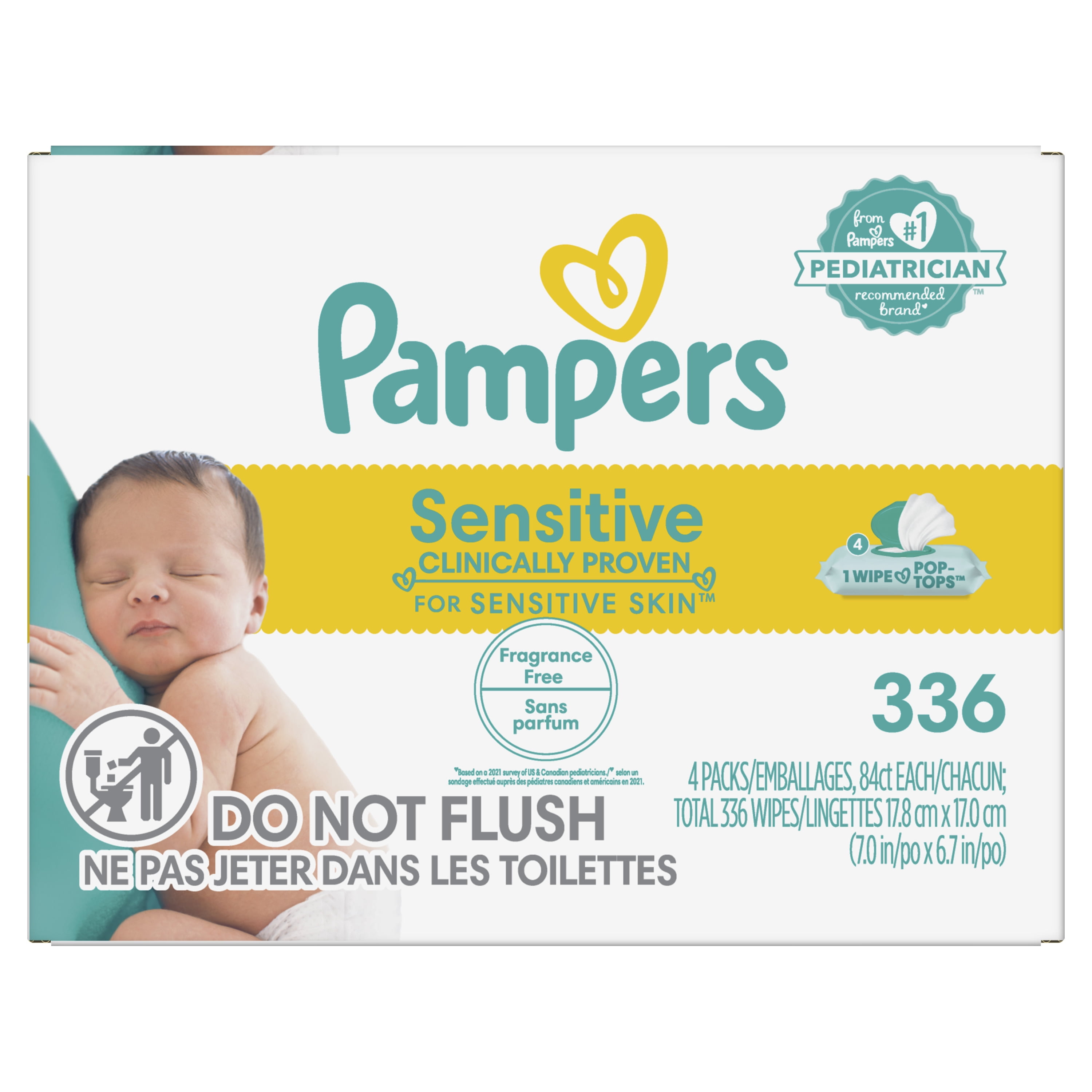 pampers sensitive 6pak